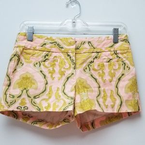J. CREW | PATTERNED SHORTS, SIZE 0